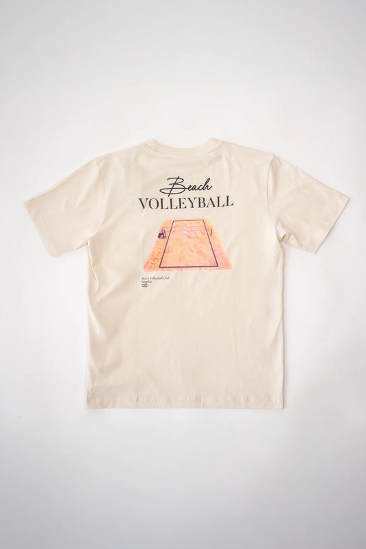 Courtside Luxe Tee Relaxed Fit - Beach Volleyball