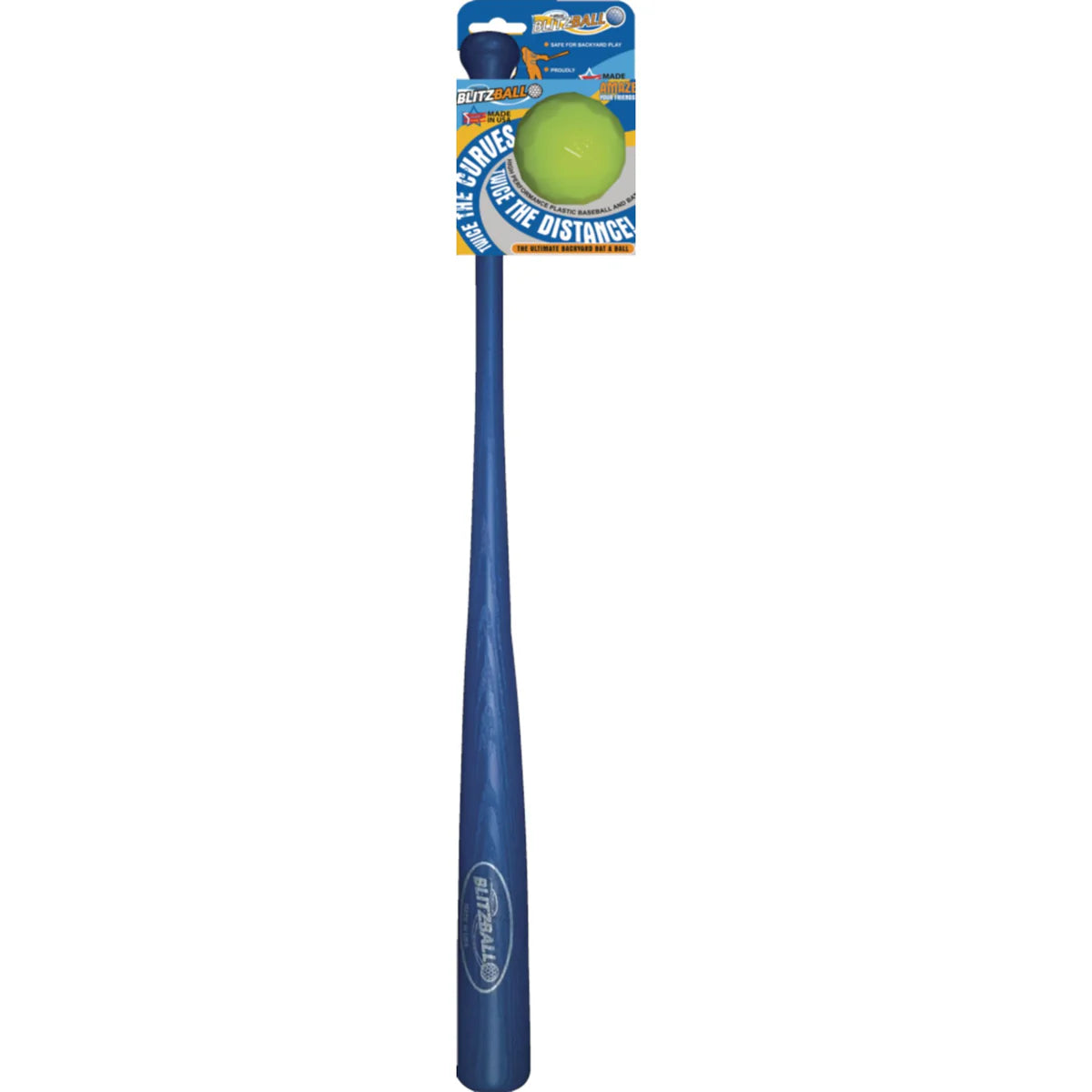 Blitzball Plastic Baseball and Bat Combo Set